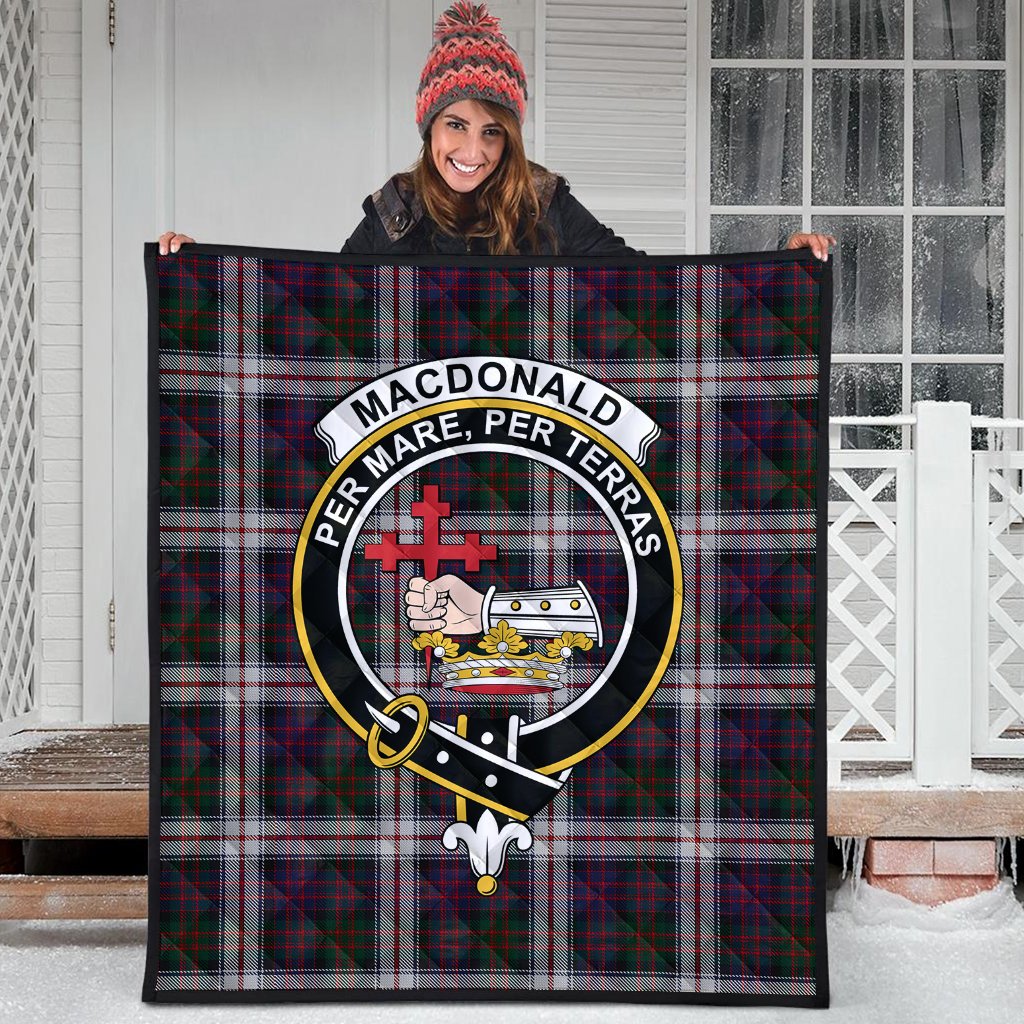 MacDonald Dress Tartan Crest Quilt