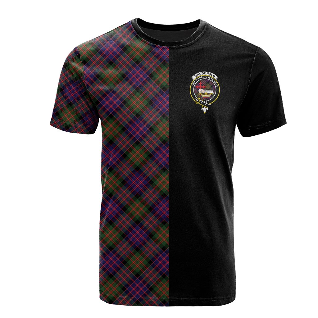 MacDonald Modern Tartan T-Shirt Half of Me - Cross Style