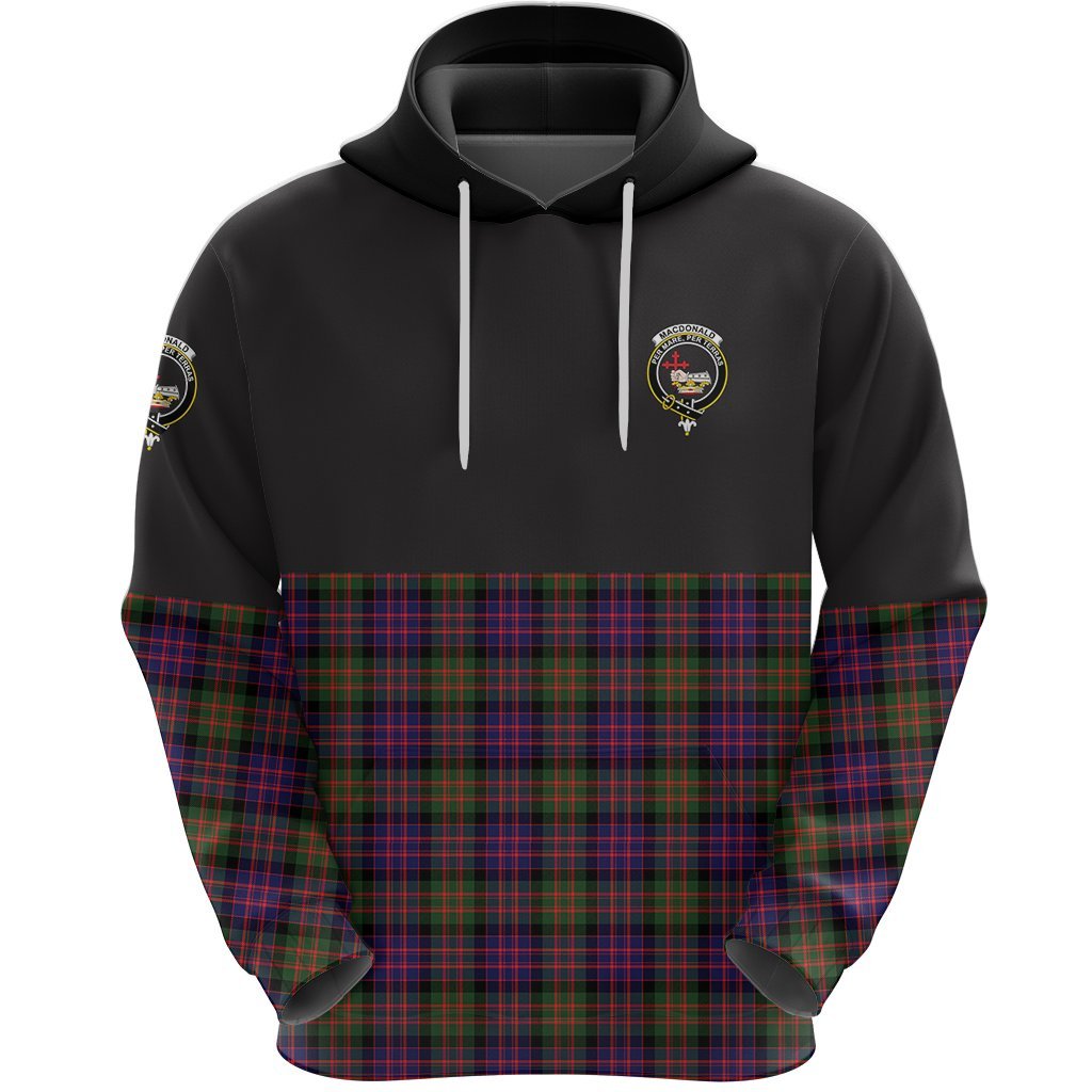 MacDonald Modern Clan Half Of Tartan Hoodie