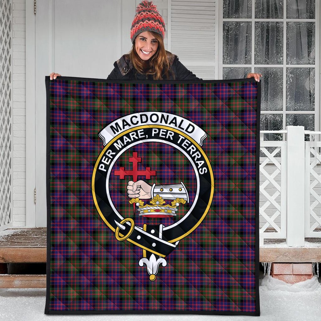 MacDonald Modern Tartan Crest Quilt