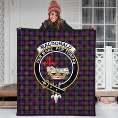 MacDonald Modern Tartan Crest Quilt