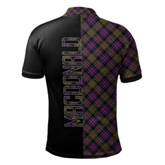 MacDonald Modern Tartan Polo Shirt Half of Me - Cross Style