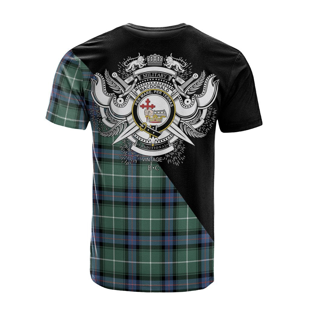 MacDonald of the Isles Hunting Ancient Tartan - Military T-Shirt
