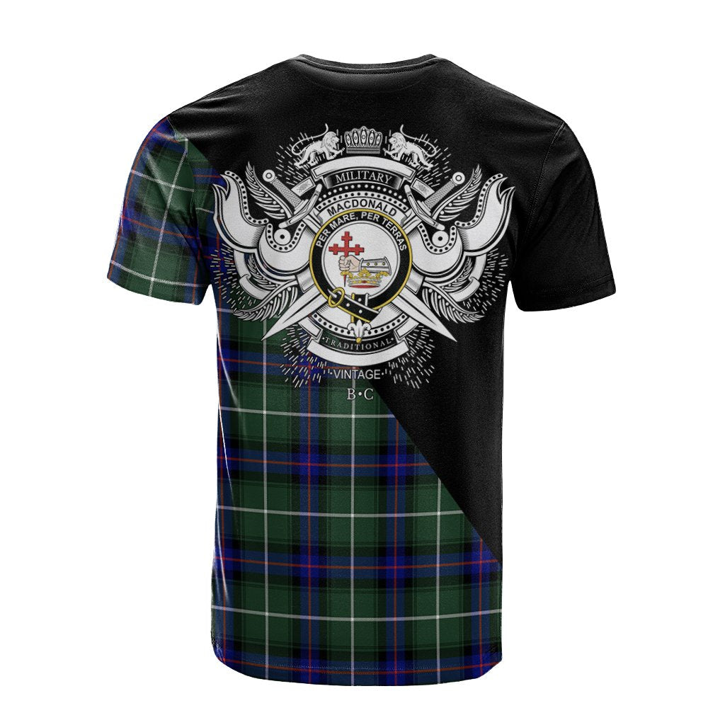 MacDonald of the Isles Hunting Modern Tartan - Military T-Shirt