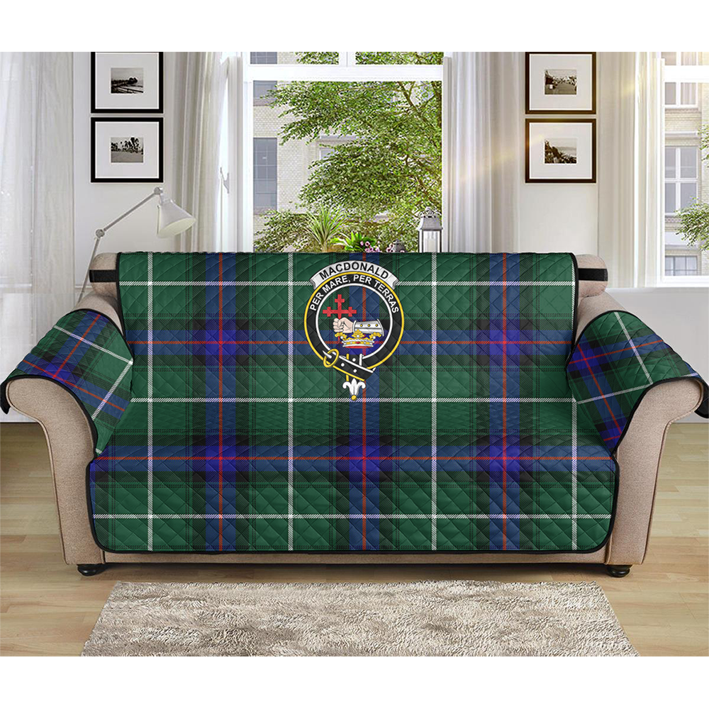 MacDonald of the Isles Hunting Ancient Tartan Crest Sofa Protector