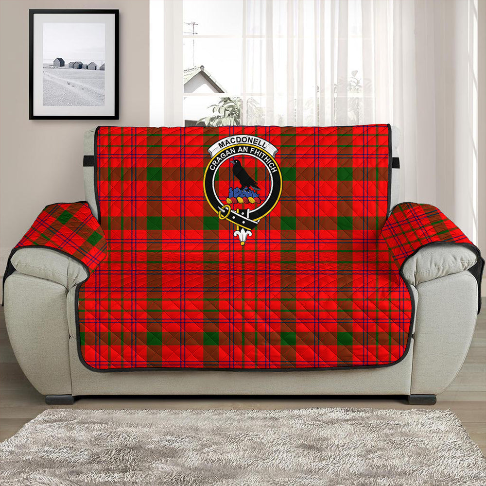 MacDonnell of Keppoch Modern Tartan Crest Sofa Protector