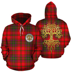 MacDougall Modern Tartan Hoodie - Tree Of Life