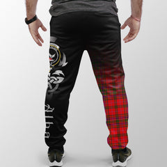 MacDougall Modern Tartan Crest Jogger Sweatpants - Alba Celtic Style