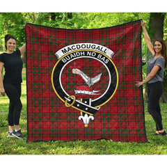 MacDougall Kinloch Anderson Tartan Crest Quilt