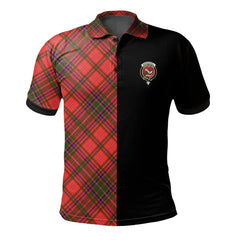 MacDougall Modern Tartan Polo Shirt Half of Me - Cross Style