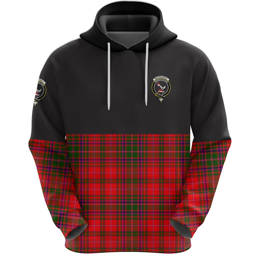 MacDougall Modern Clan Half Of Tartan Hoodie