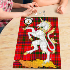 MacDowall Tartan Crest Unicorn Scotland Jigsaw Puzzles