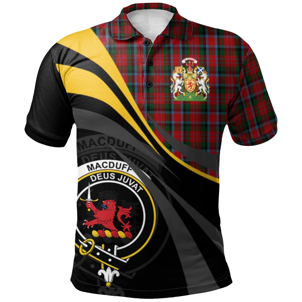 MacDuff 02 Tartan Polo Shirt - Royal Coat Of Arms Style