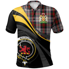 MacDuff Dress 04 Tartan Polo Shirt - Royal Coat Of Arms Style
