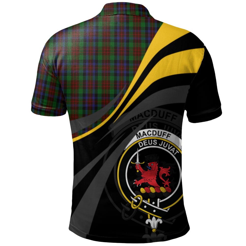 MacDuff Hunting Tartan Polo Shirt - Royal Coat Of Arms Style