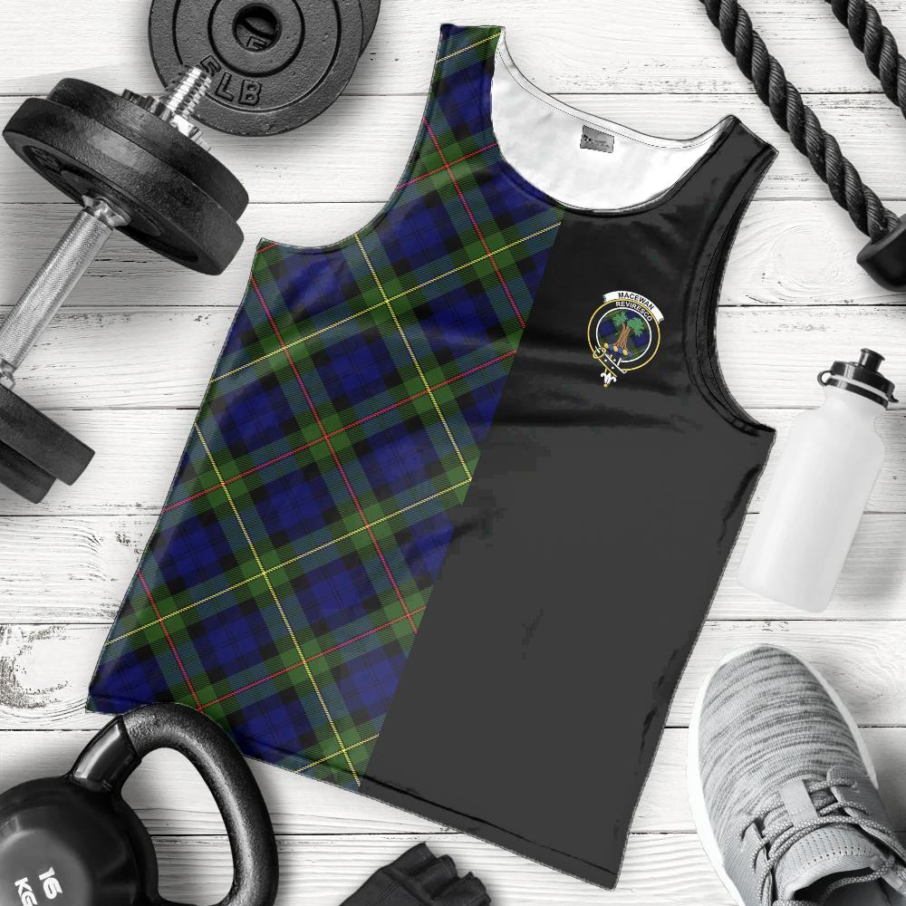 MacEwan Tartan Crest Men's Tank Top - Cross Style