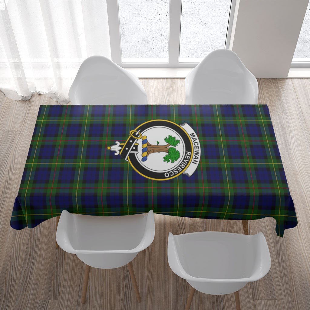 MacEwen Tartan Crest Tablecloth