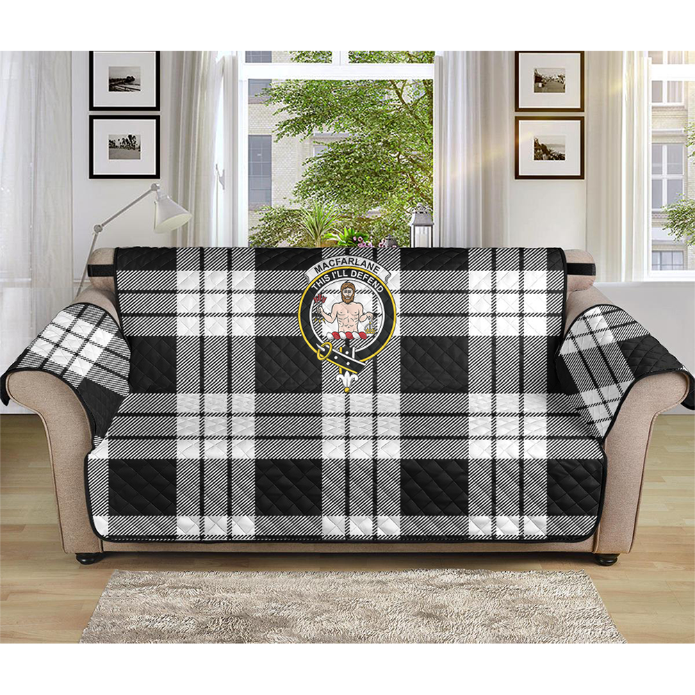 MacFarlane Hunting Modern Tartan Crest Sofa Protector