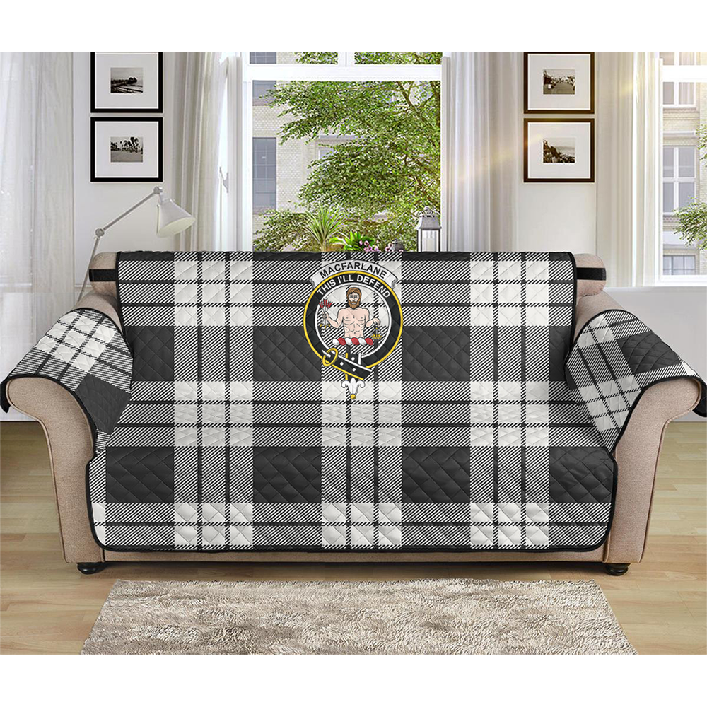 MacFarlane Modern Tartan Crest Sofa Protector