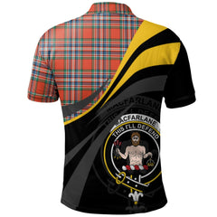 MacFarlane Ancient Tartan Polo Shirt - Royal Coat Of Arms Style