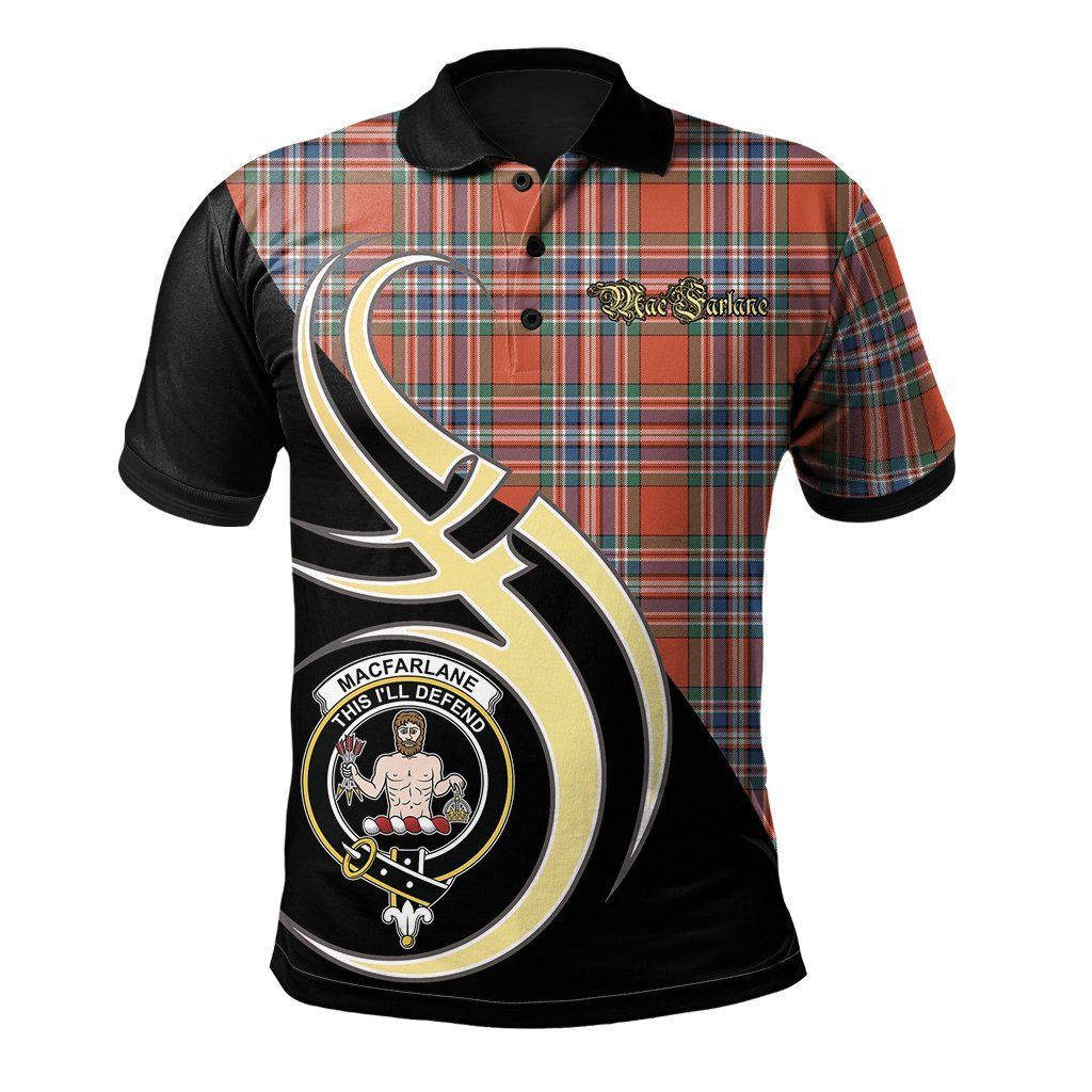 MacFarlane Ancient Tartan Polo Shirt - Believe In Me Style