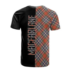 MacFarlane Ancient Tartan T-Shirt Half of Me - Cross Style