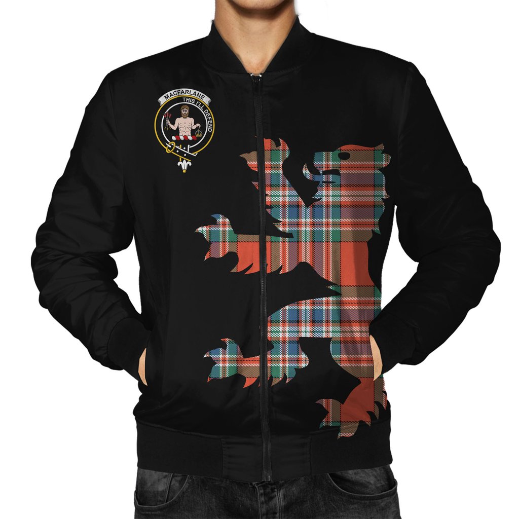 MacFarlane Tartan Crest Bomber Jacket