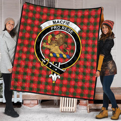 MacFie Tartan Crest Quilt