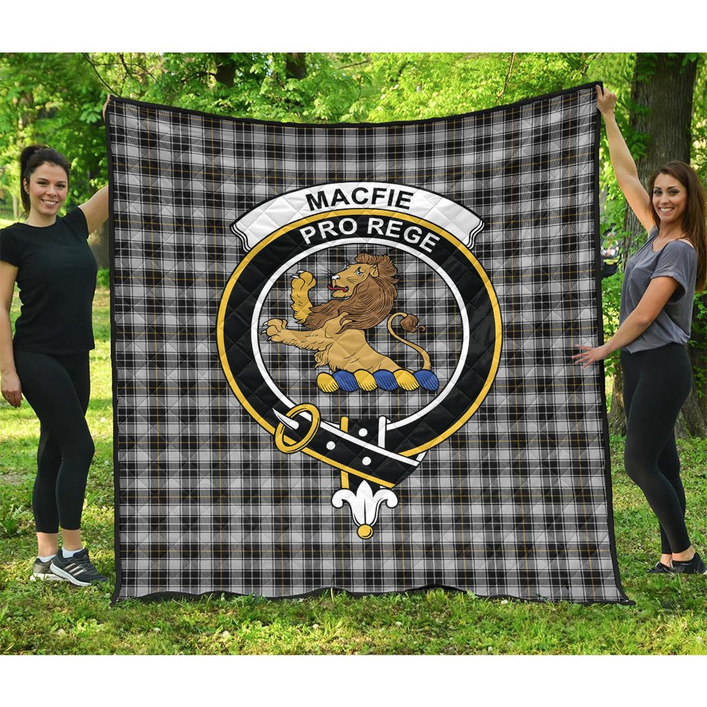 MacFie of Colonsay Dress Tartan Crest Quilt