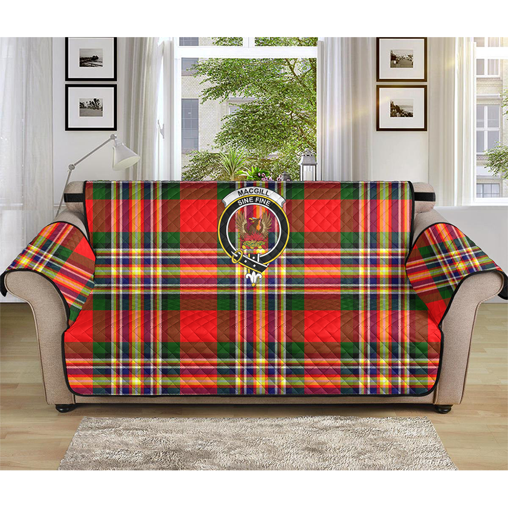 MacGill Modern Tartan Crest Sofa Protector