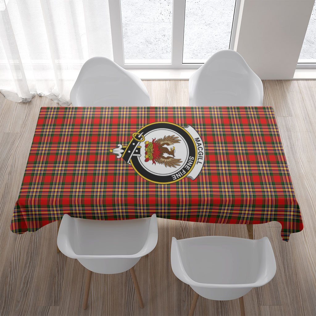 MacGill (Makgill) Tartan Crest Tablecloth