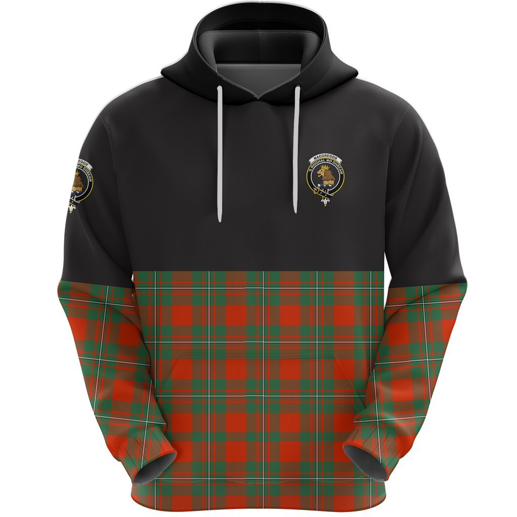 MacGregor Ancient Clan Half Of Tartan Hoodie