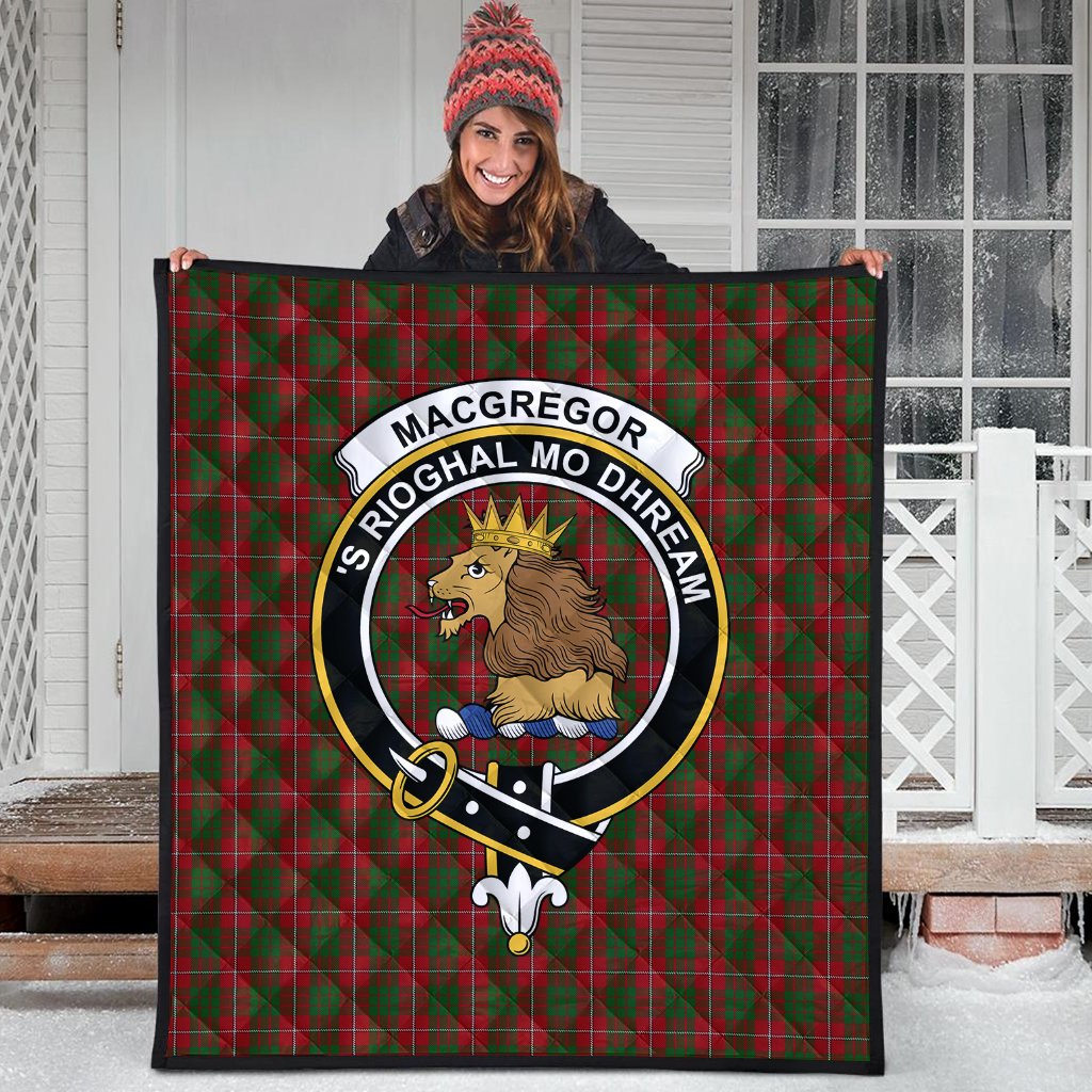 MacGregor of Balquidder Tartan Crest Quilt