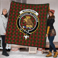 MacGregor of Balquidder Tartan Crest Quilt