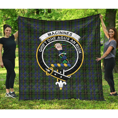 MacInnes Tartan Crest Quilt