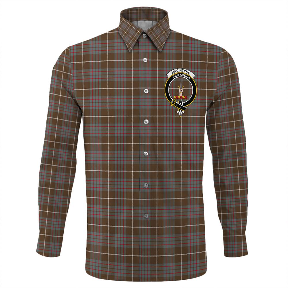 MacIntyre Hunting Weathered Tartan Long Sleeve Button Shirt