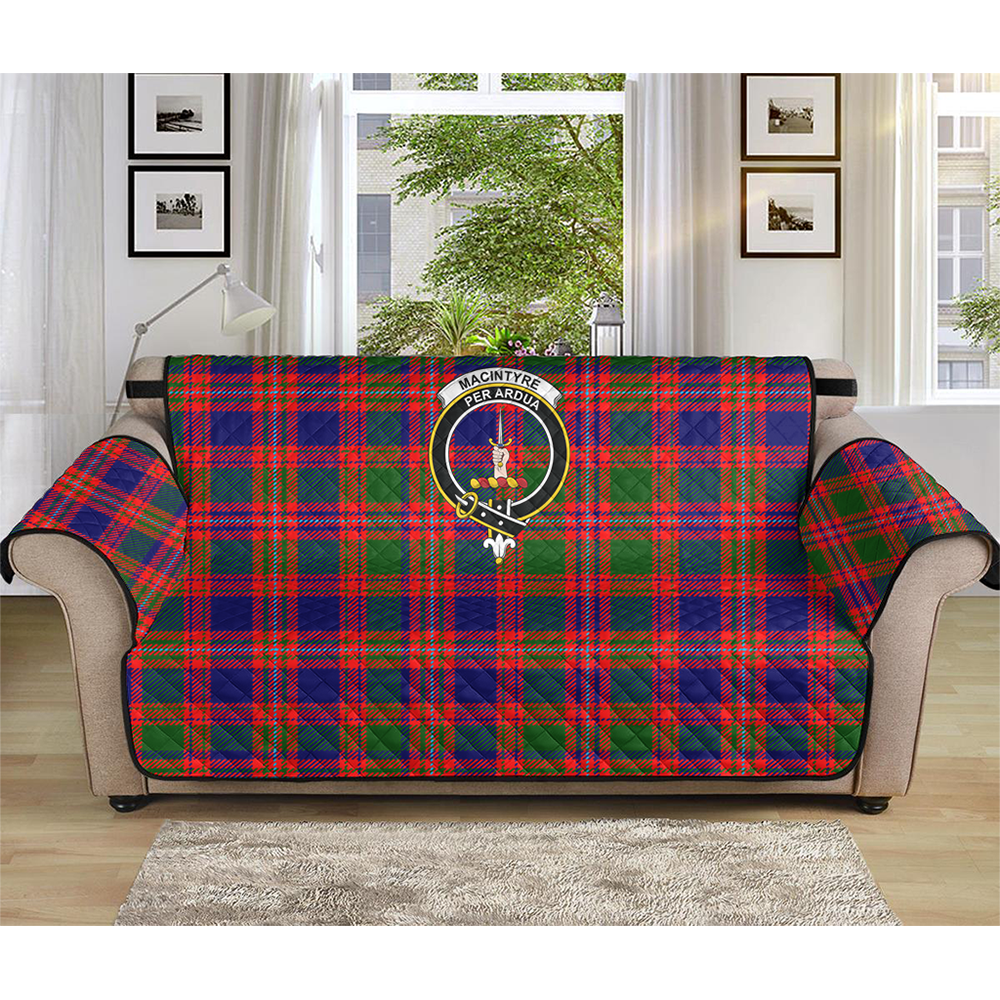 MacIntyre Modern Tartan Crest Sofa Protector