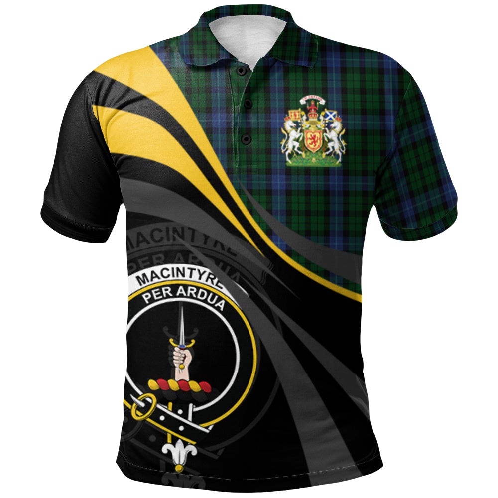 MacIntyre 01 Tartan Polo Shirt - Royal Coat Of Arms Style