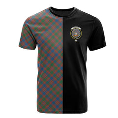 MacIntyre Ancient Tartan T-Shirt Half of Me - Cross Style