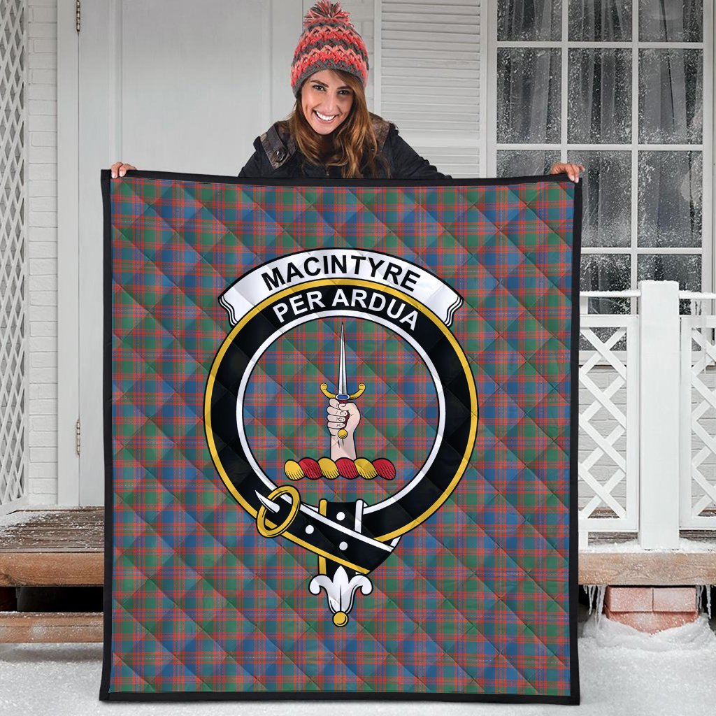 MacIntyre Ancient Tartan Crest Quilt