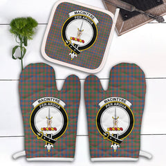 MacIntyre Ancient Tartan Crest Oven Mitt And Pot Holder (2 Oven Mitts + 1 Pot Holder)