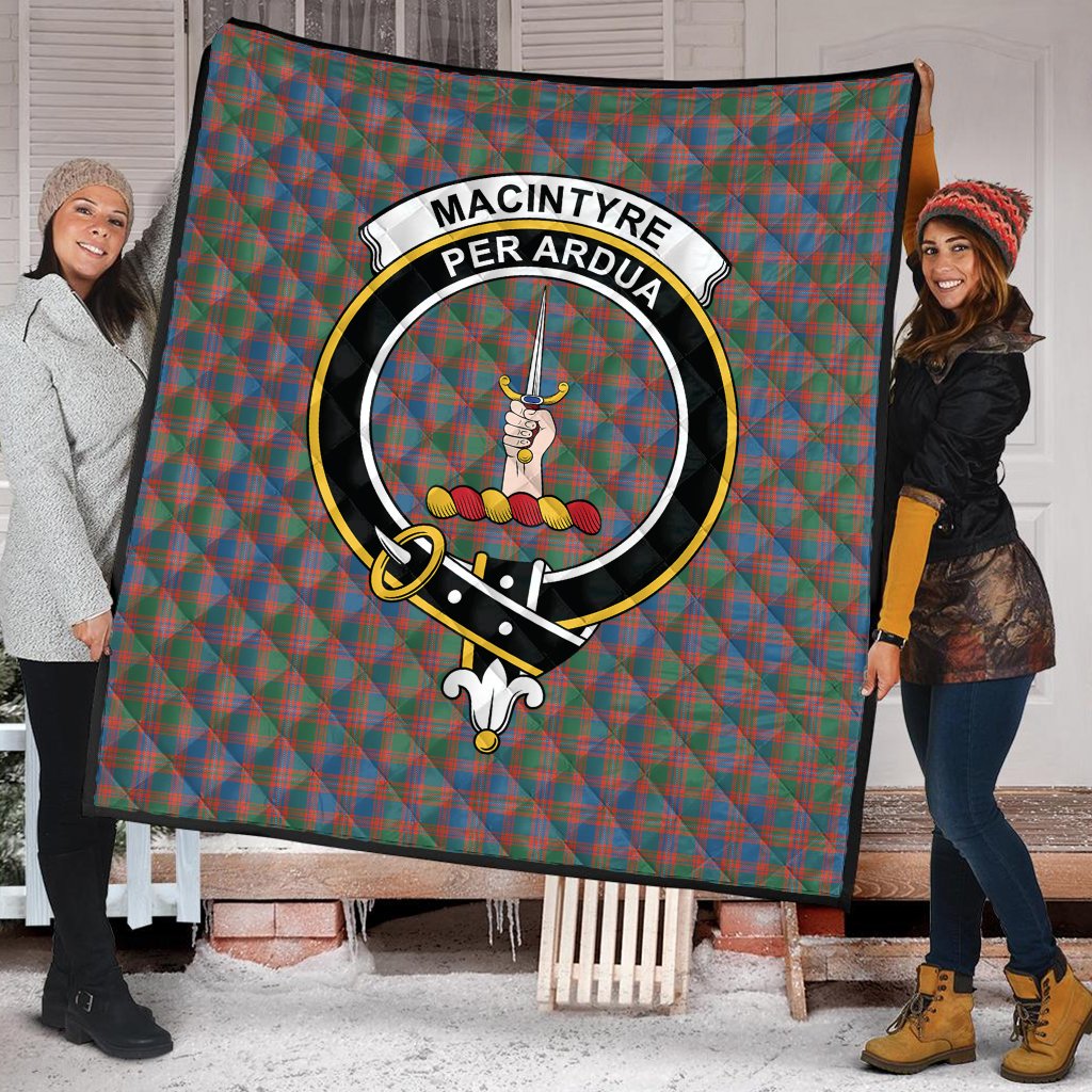 MacIntyre Ancient Tartan Crest Quilt