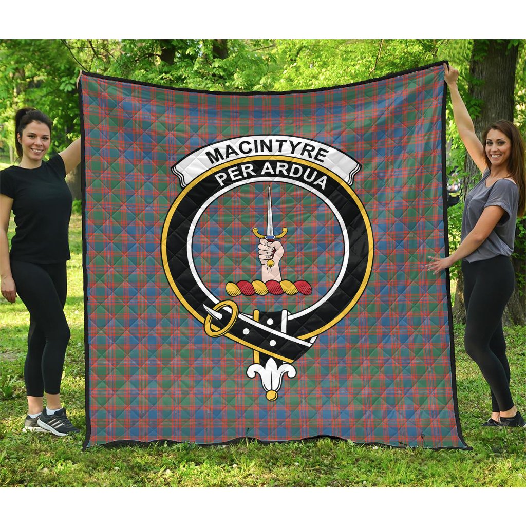 MacIntyre Ancient Tartan Crest Quilt