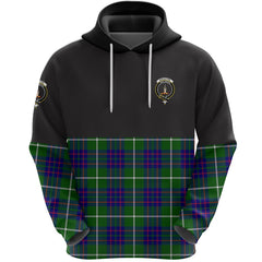 MacIntyre Hunting Modern Clan Half Of Tartan Hoodie