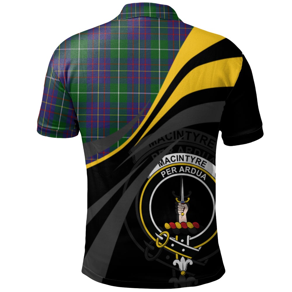 MacIntyre Inglis Tartan Polo Shirt - Royal Coat Of Arms Style
