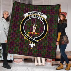 MacIntyre and Glenorchy Tartan Crest Quilt