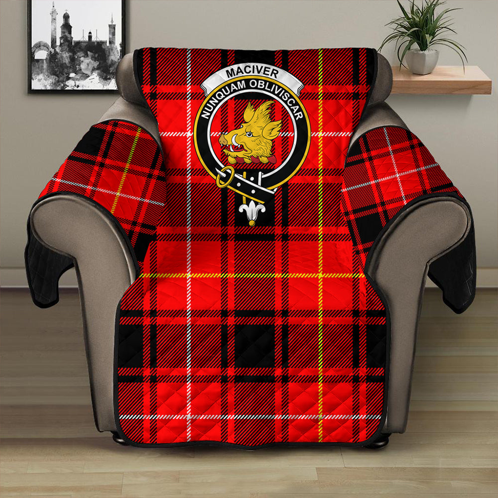 MacIver Modern Tartan Crest Sofa Protector