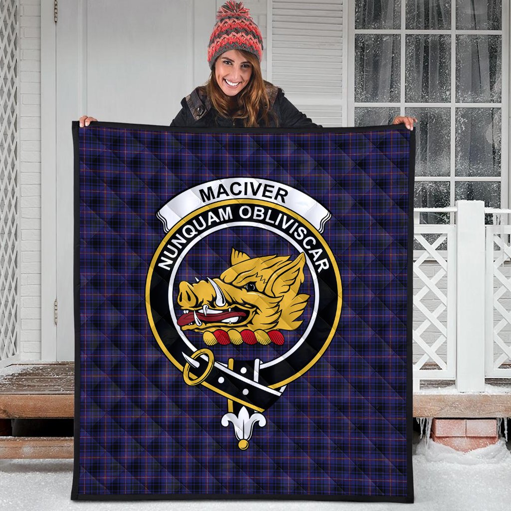 MacIver of Strome Tartan Crest Quilt