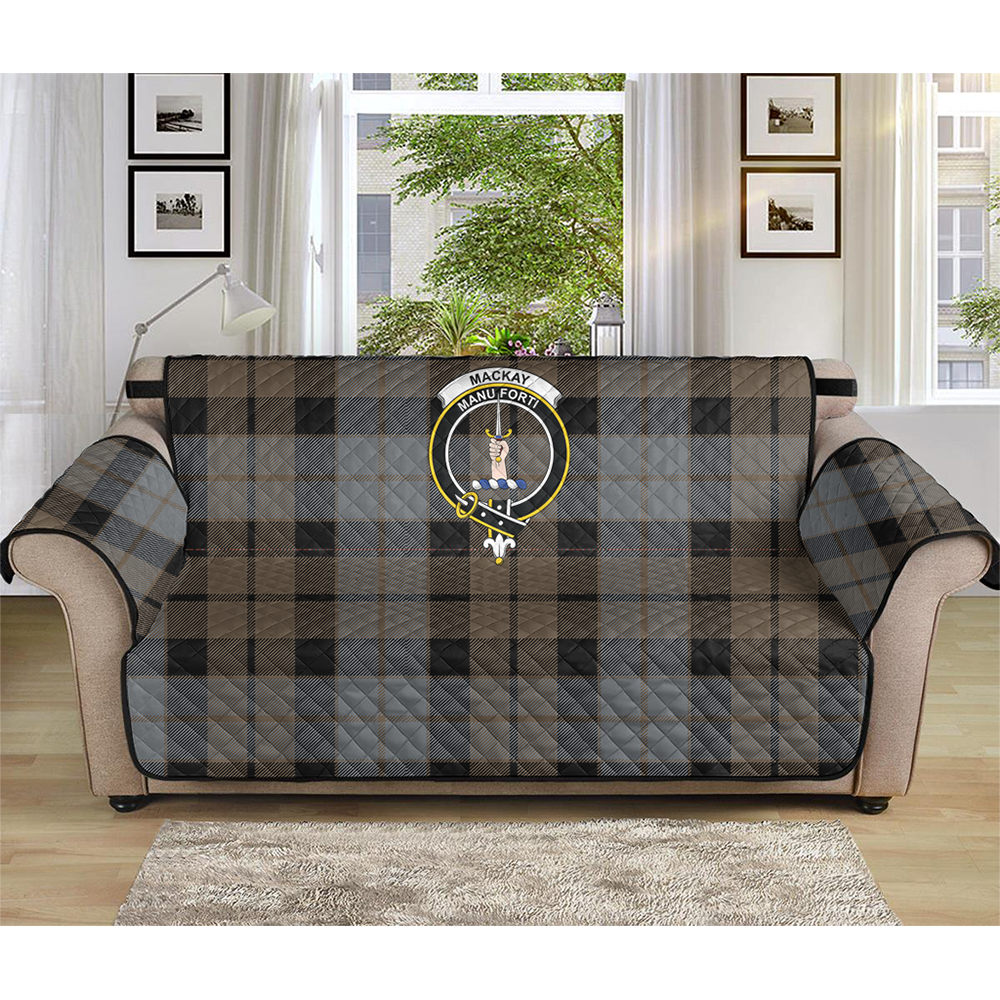 MacKay Weathered Tartan Crest Sofa Protector