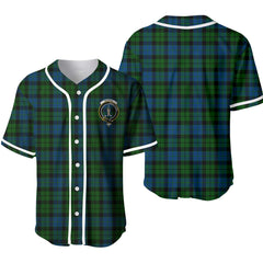 MacKay Tartan Unisex Baseball Jersey